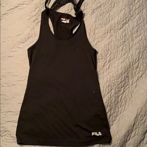Black Fila tank top
